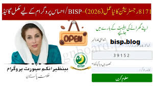 Bisp 8171 Online Check Balance 2026 Pakistan