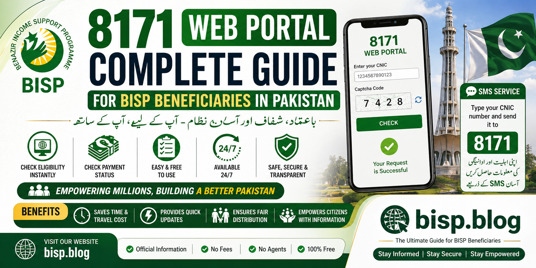 8171 Web Portal Complete Guide for BISP Beneficiaries in Pakistan