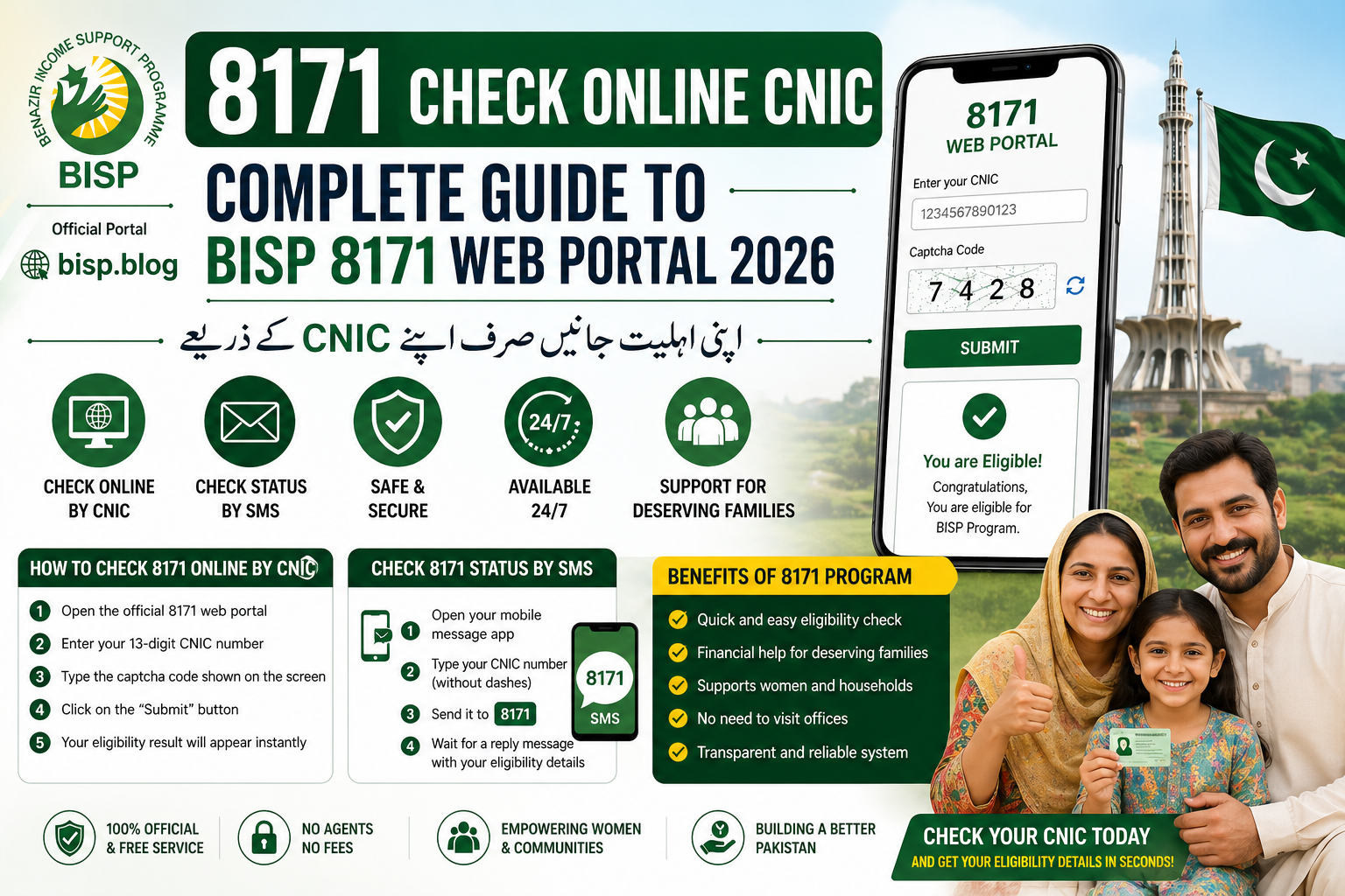 8171 Check Online CNIC Complete Guide to BISP 8171